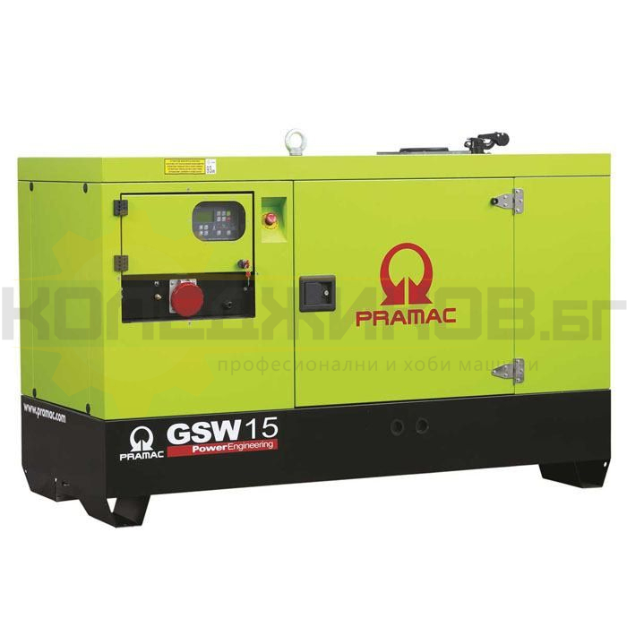 Индустриален генератор за ток PRAMAC GSW15Y - 