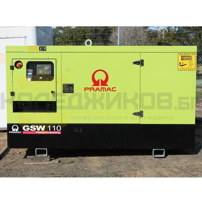Индустриален генератор за ток PRAMAC GSW110P - 
