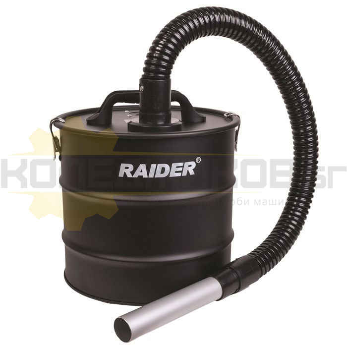Метален контейнер за пепел с HEPA филтър RAIDER 090303 - 