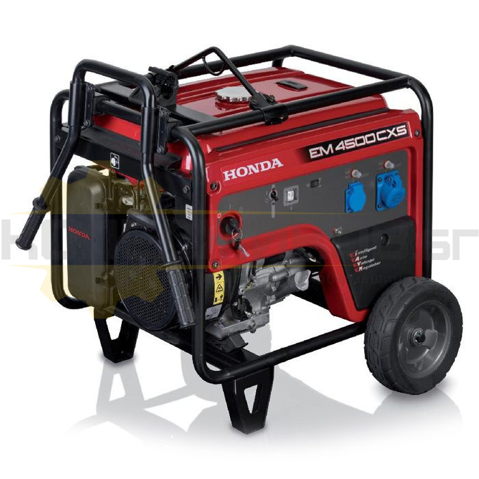 Бензинов монофазен генератор за ток HONDA EM 4500 CXS2, 4.5kW, 7.3 к.с., 9.3 часа - 