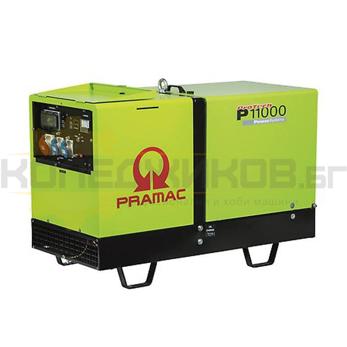 Дизелов трифазен генератор за ток с ел старт PRAMAC P11000, 8.6kW, 9 часа - 