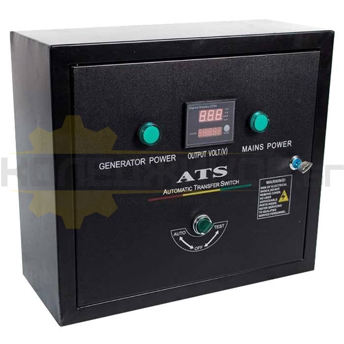 Табло автоматика монофазно ATS/12-Р за генератори с мощност 1-10kW, 50A - 