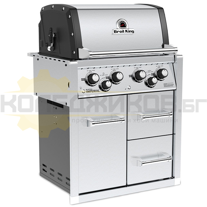 Барбекю на газ BROIL KING Imperial 490 NG Built-In Cabinet - 