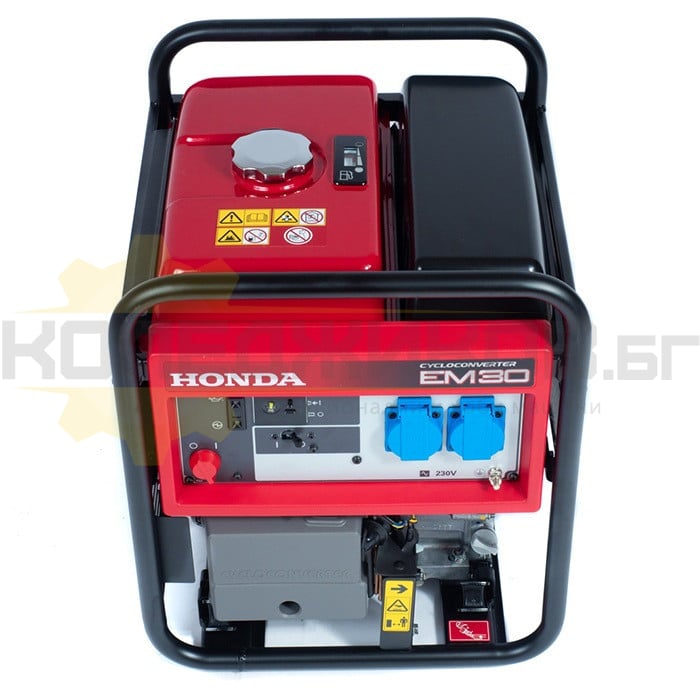 Бензинов монофазен генератор за ток HONDA EM30K3, 3.0kW, 5.5 к.с., 13.0А - 