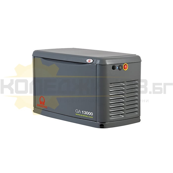 Монофазен генератор за ток на газ PRAMAC GA13000, 13000VA, 56.52A, 3.79 куб.м/ч - 
