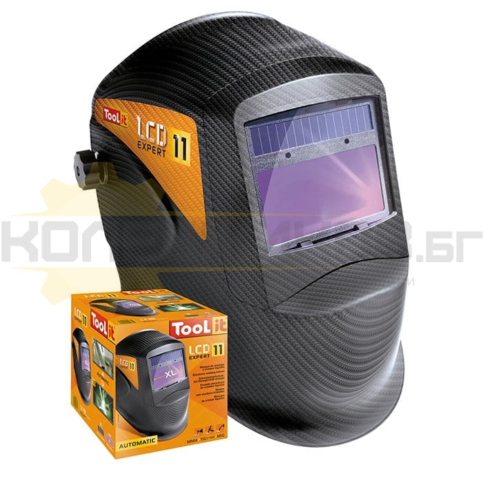 Соларна маска за заваряване GYS LCD EXPERT 11 CARBON - 