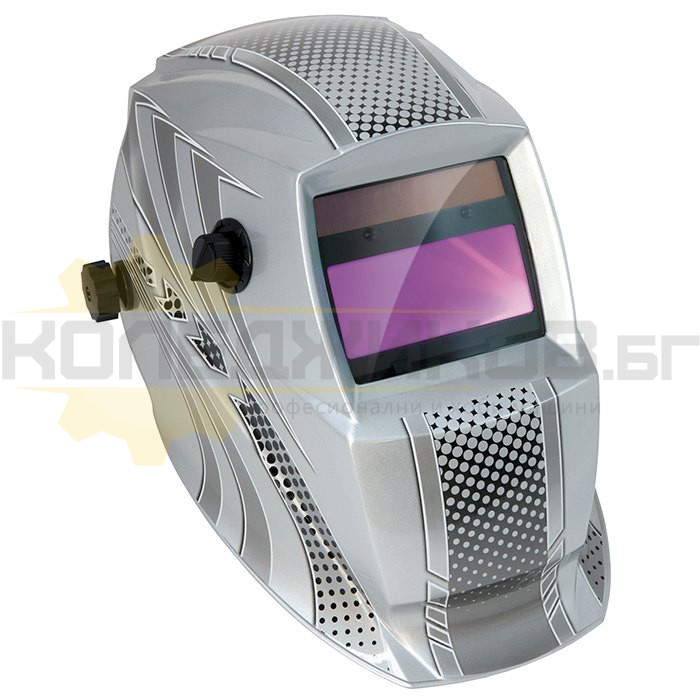 Соларна маска за заваряване GYS LCD HERMES 9-13 G SILVER - 