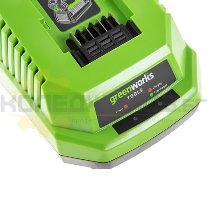 Зарядно устройство за акумулаторни батерии GreenWorks G40UC - 