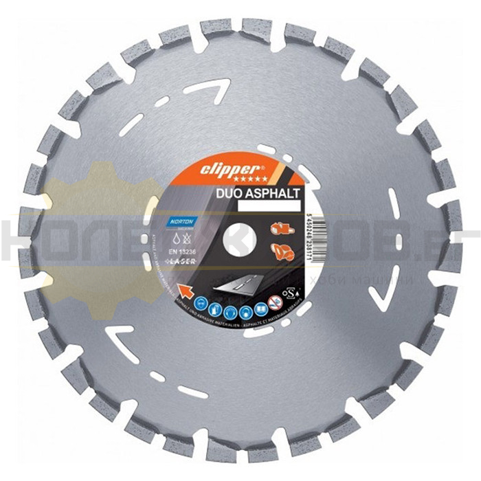 Диамантен диск за асфалт 300 мм NORTON CLIPPER EXTREME ASPHALT - 