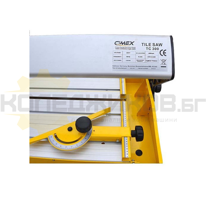 Електрическа машина за рязане на плочки CIMEX TC300-860 - 