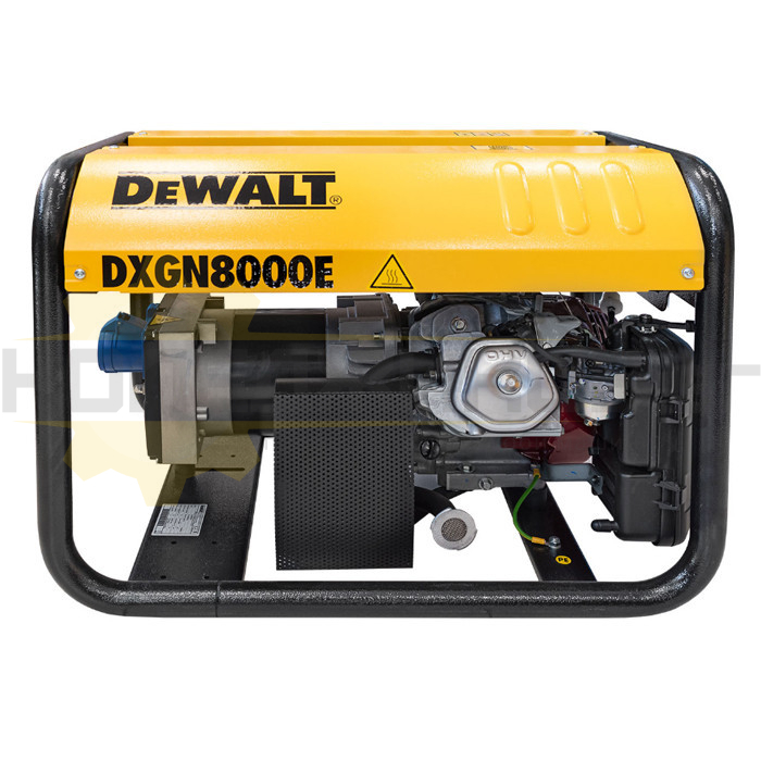 Бензинов трифазен генератор за ток с AVR DeWALT DXGN8000E, 6.3kW, 11.7 к.с., 5.12 часа - 