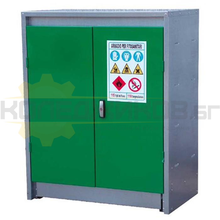 Обезопасен шкаф за фитосанитарни отпадъци COSMEK APK250 - 
