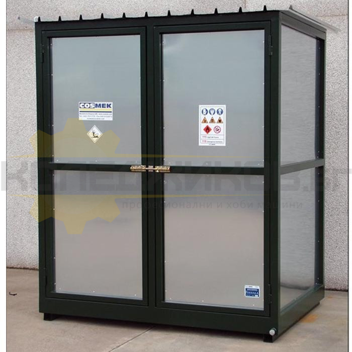 Обезопасен шкаф за фитосанитарни отпадъци COSMEK FITO BOX 2 - 