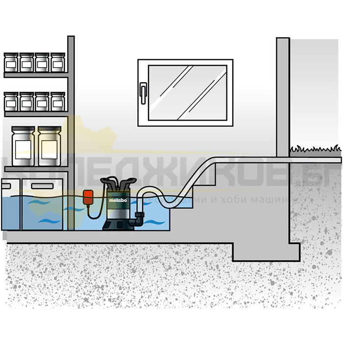 Потопяема помпа за чиста вода METABO TP 12000 SI - 