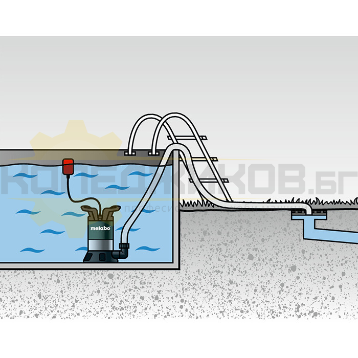 Потопяема помпа за чиста вода METABO TP 12000 SI - 