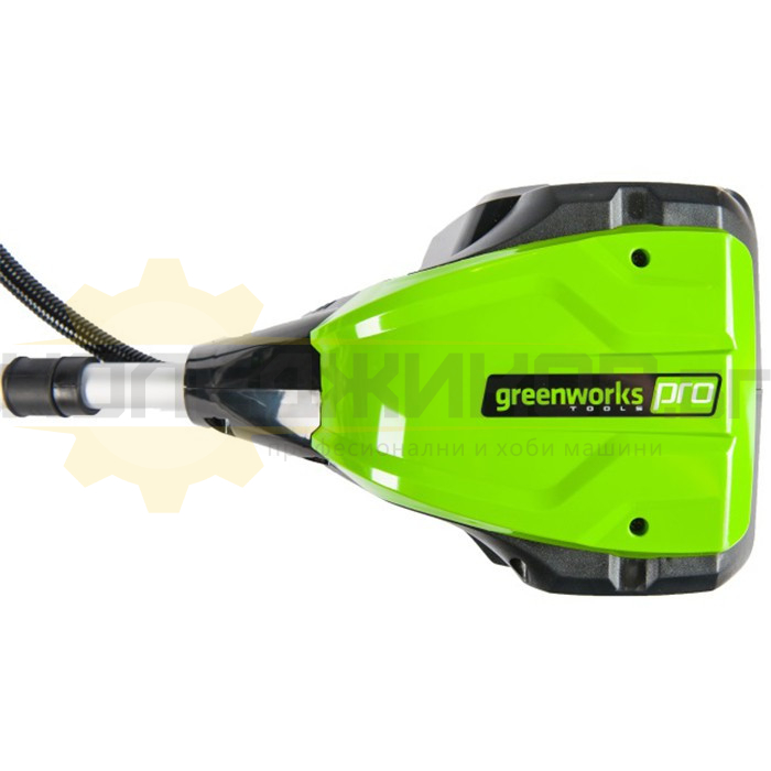 Акумулаторен тример GreenWorks GD80BCBK2 SET - 