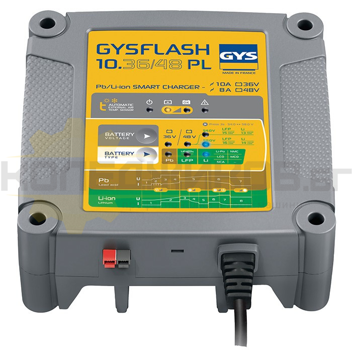 Зарядно устройство за акумулатор GYS GYSFLASH 10.36/48 PL - 
