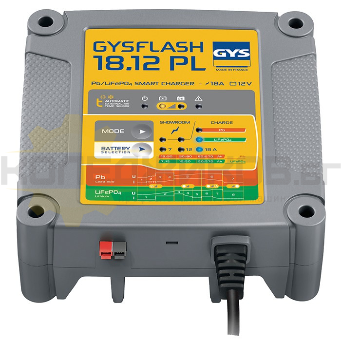 Зарядно устройство за акумулатор GYS GYSFLASH 18.12 PL - 