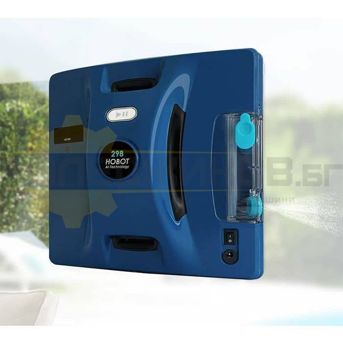 Робот за миене на прозорци HOBOT 298 Blue, 72W, 1 кв.м/2.4 мин., 3 режима - 
