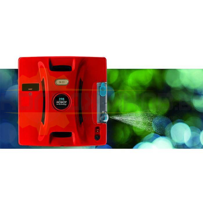Робот за миене на прозорци HOBOT 298 Red, 72W, 1 кв.м/2.4 мин., 3 режима - 