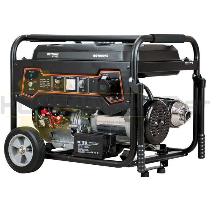 Бензинов монофазен генератор за ток ITC POWER GG 9000 FE, 7.5 kW, 15.0 к.с. - 