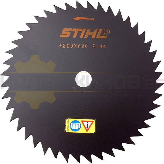 Циркулярен диск за храсти с остър зъб STIHL 200 мм 44Z - 