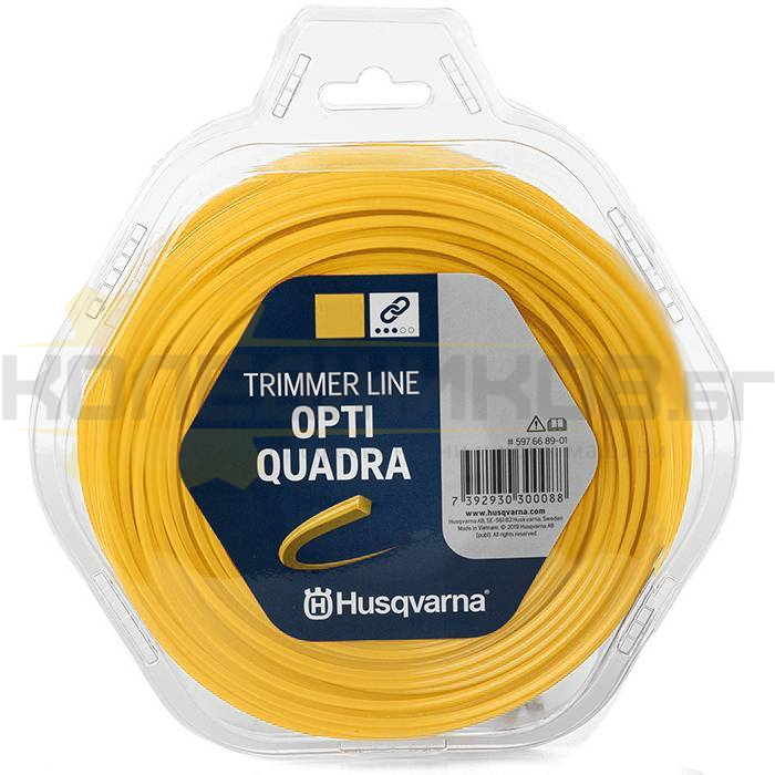Корда за тримери HUSQVARNA OPTI QUADRA 2.7 мм - 