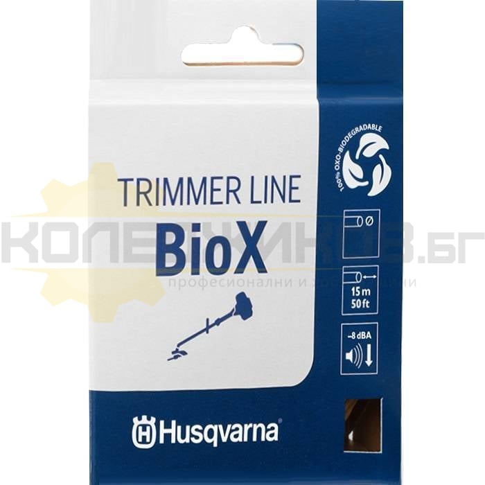 Биоразградима корда за тримери HUSQVARNA BioX 2.4 мм - 