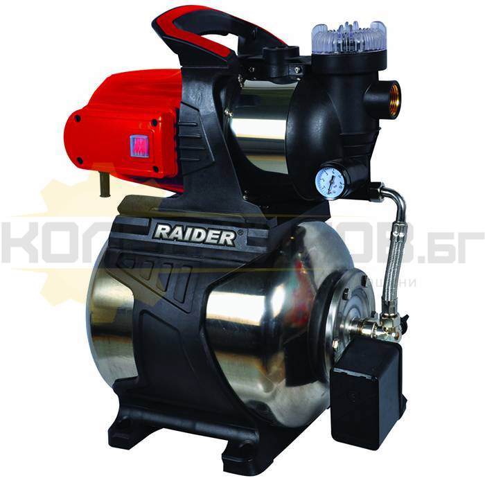 Хидрофорна помпа RAIDER RD-WP1200S Inox - 