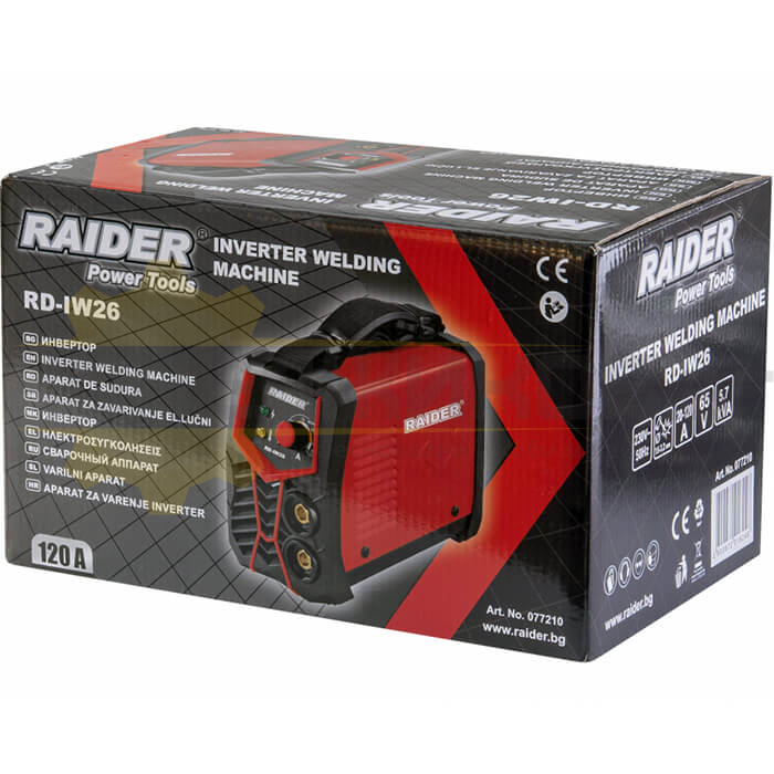 Инверторен електрожен RAIDER RD-IW26 - 