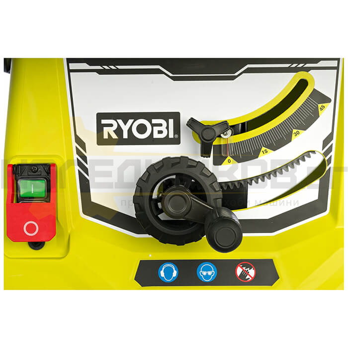 Настолен циркуляр RYOBI RTS1800-G, 1800W, 254 мм., 4500 об/мин - 