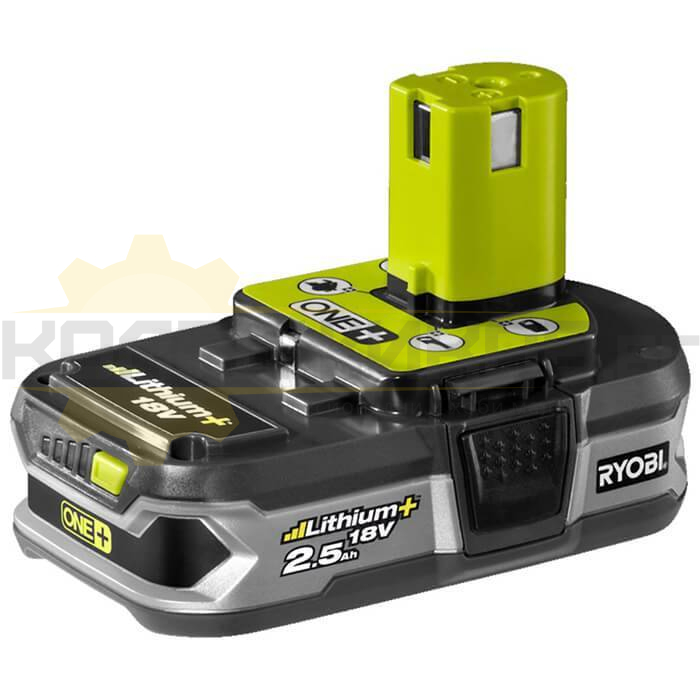 Акумулаторна батерия и зарядно RYOBI RC18120-125 ONE+, 18V, 2.5 Ah - 