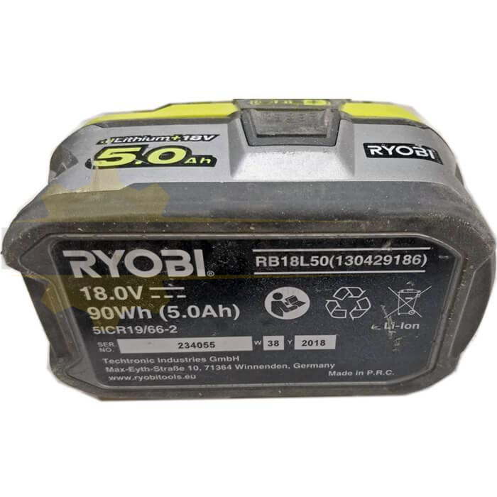 Акумулаторна батерия RYOBI RB18L50 ONE+, 18V, 5 Ah - 