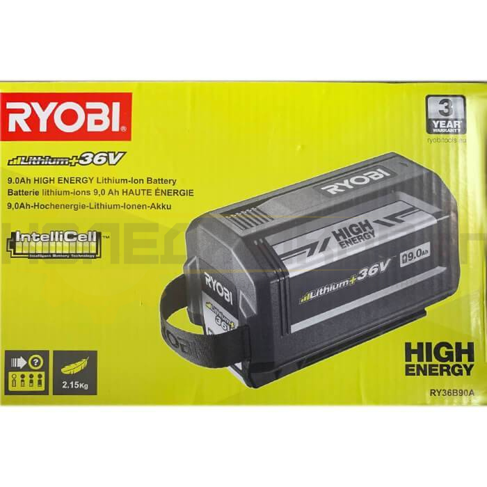 Акумулаторна батерия RYOBI RY36B90A 36 V 9 Ah - 