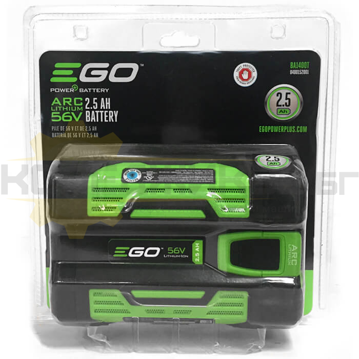 Акумулаторна батерия EGO BA1400T Power+ 56 V 2.5 Ah (140WH) - 