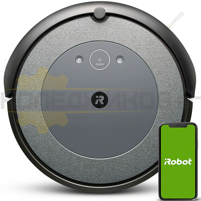 Прахосмукачка робот iROBOT Roomba i3, 100 кв.м, 75 мин., 1.8 Ah - 