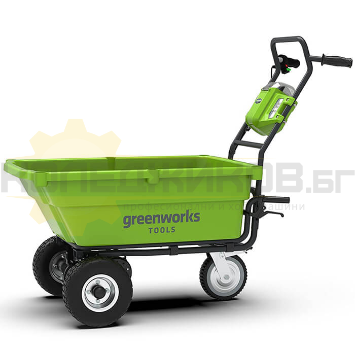 Акумулаторна ръчна количка GREENWORKS G40GC 40V - 