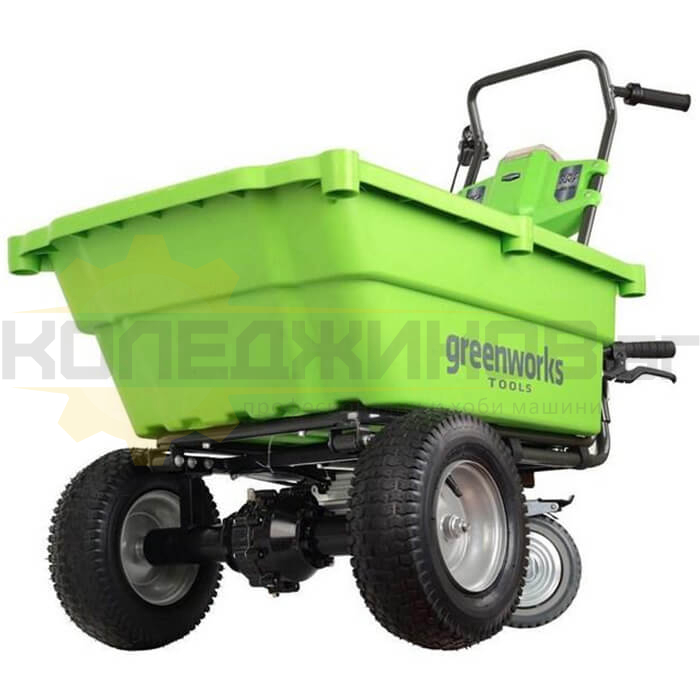 Акумулаторна ръчна количка GREENWORKS G40GC 40V - 