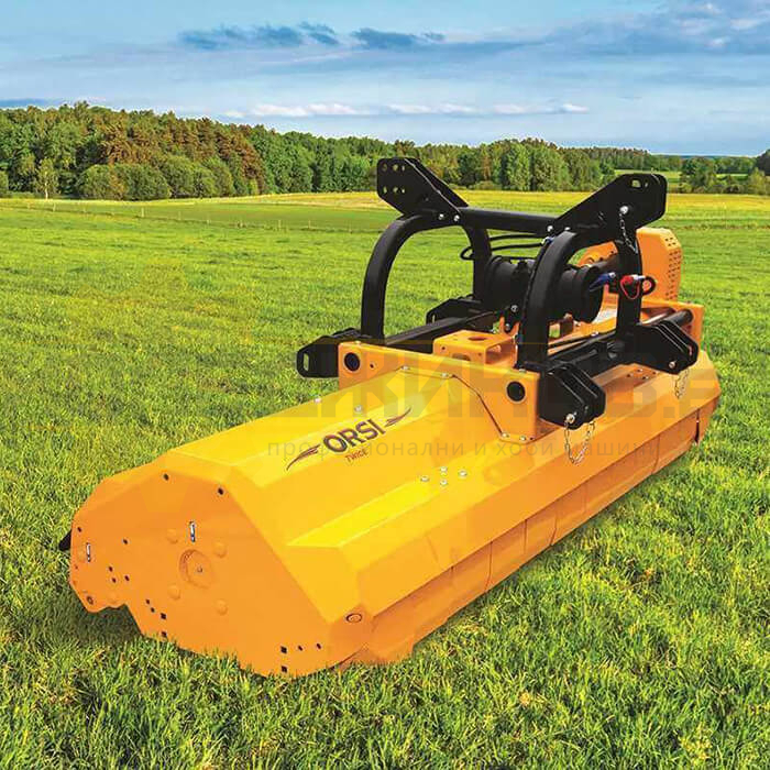 Прикачна косачка - мулчер за трева за трактор ORSI TWICE 135 см - 