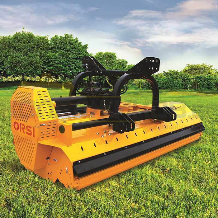 Прикачна косачка - мулчер за трева за трактор ORSI TWICE 165, 162 см - 