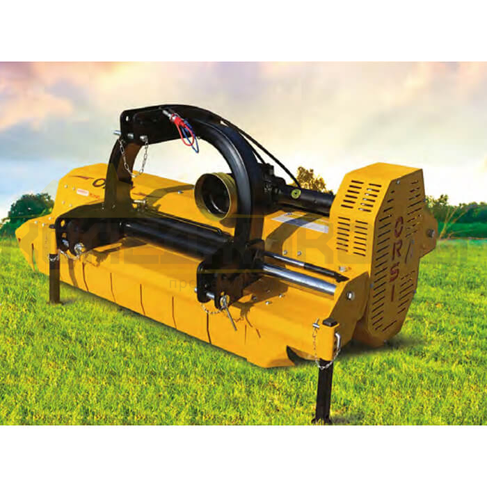Прикачна косачка - мулчер за трева за трактор ORSI KING EXTRA 160, 155 см - 
