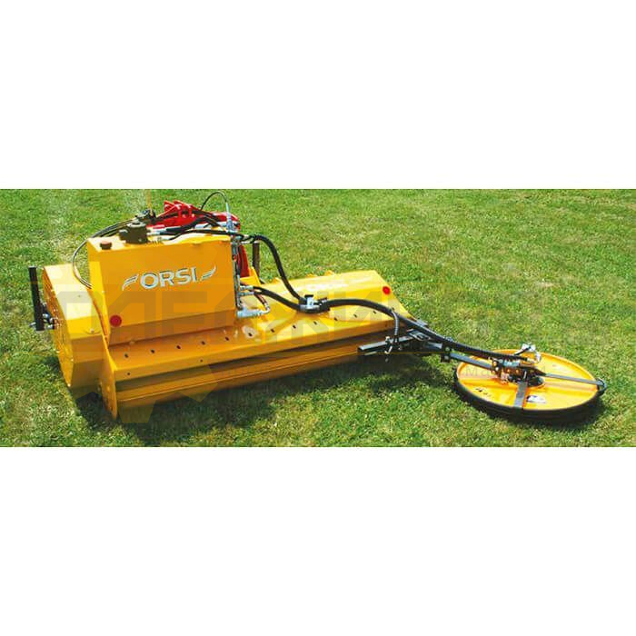 Прикачна косачка - мулчер за трева за трактор ORSI FRUIT EXTRA 160, 155 см - 