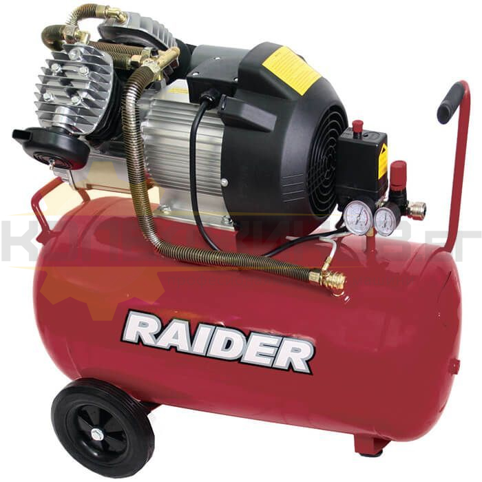 Компресор за въздух RAIDER RD-AC08, 2200 W, 50 л - 