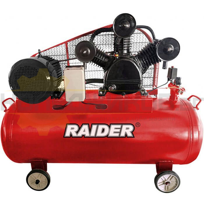 Компресор за въздух RAIDER RD-AC06, 400V, 7500W, 270 л - 