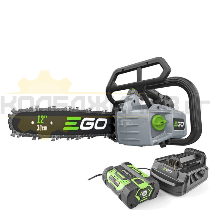 Акумулаторна резачка за дърва EGO Power+ CSX3002, 56V, 2.5Ah, 30 см - 