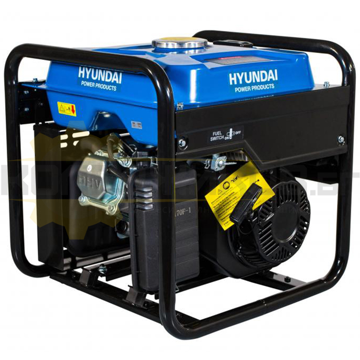 Инверторен генератор за ток HYUNDAI HY 3000i, 3.3kW, 208 куб.см., 7.0 к.с., 8 A, 12 л., 5.5 ч - 