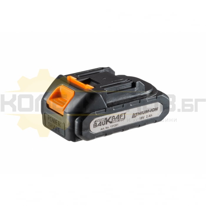 Акумулаторна батерия BAUKRAFT за BK-AGCDL1, 18V, 2 Ah - 