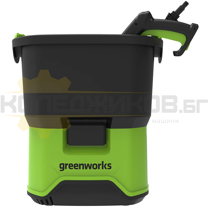 Акумулаторна водоструйка GreenWorks GDC60, 60V, 700 bar, 300 л/час., 20 л - 