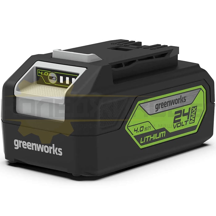 Акумулаторна батерия GreenWorks G24B4 II, 24V, 4Ah - 