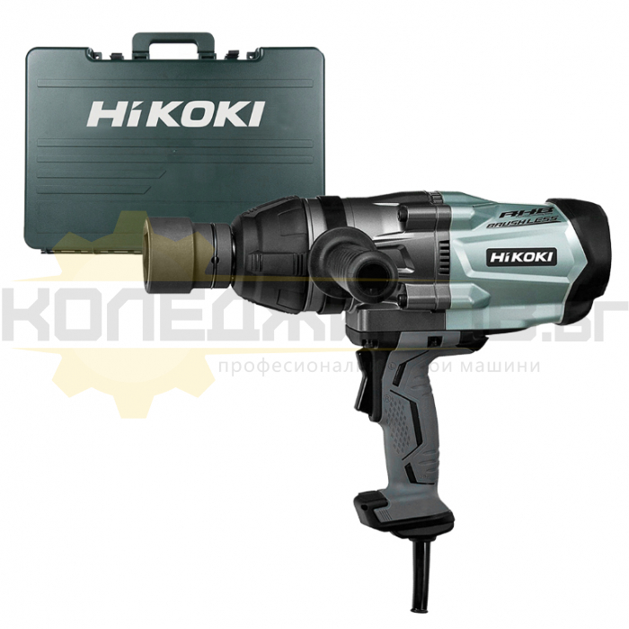 Електрически ударен гайковерт HITACHI - HiKOKI WR25SE, 900W, 1000 Nm, 1100 об/мин., 2000 уд/мин - 
